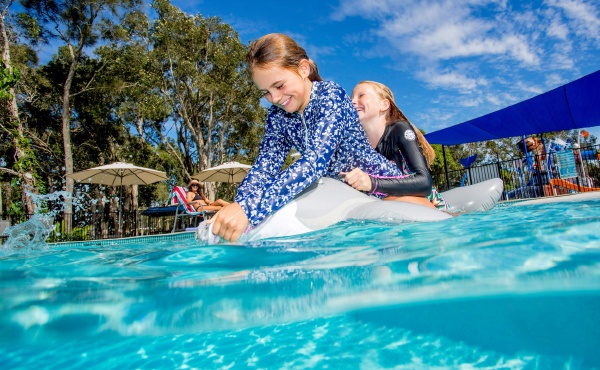 Float along in a lagoon at Discovery Parks - Barossa Valley