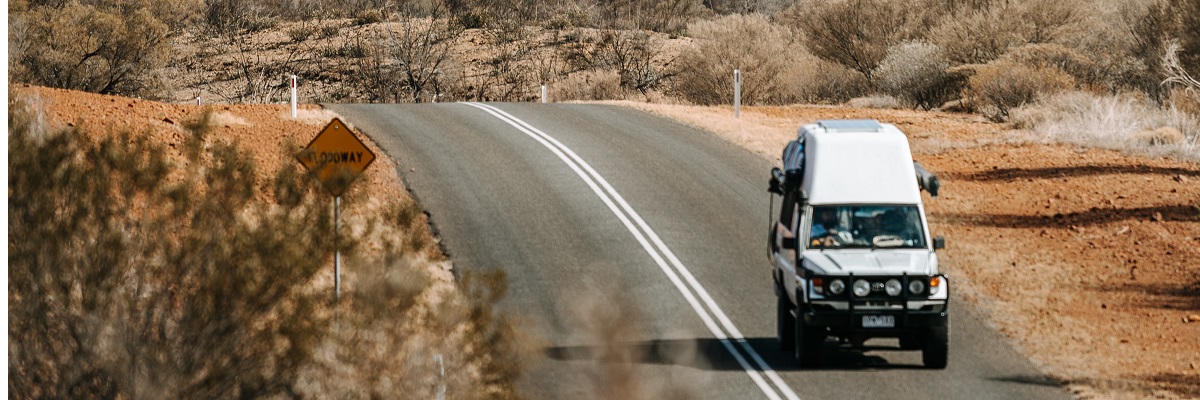 car on a road